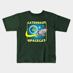 Catronaut Space cat Kids T-Shirt